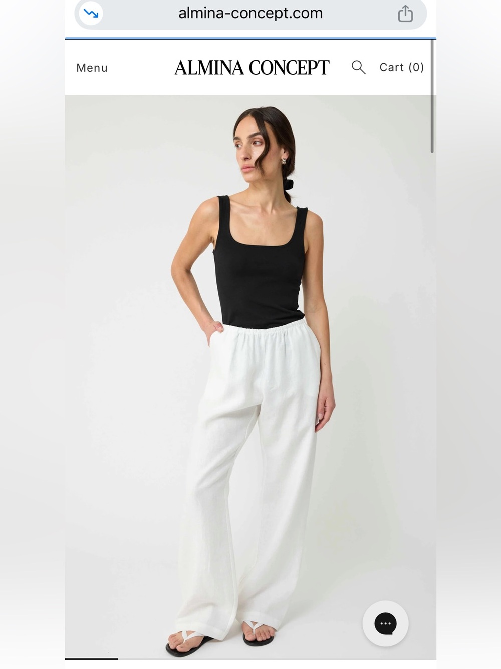 Almina concept Linen Pants